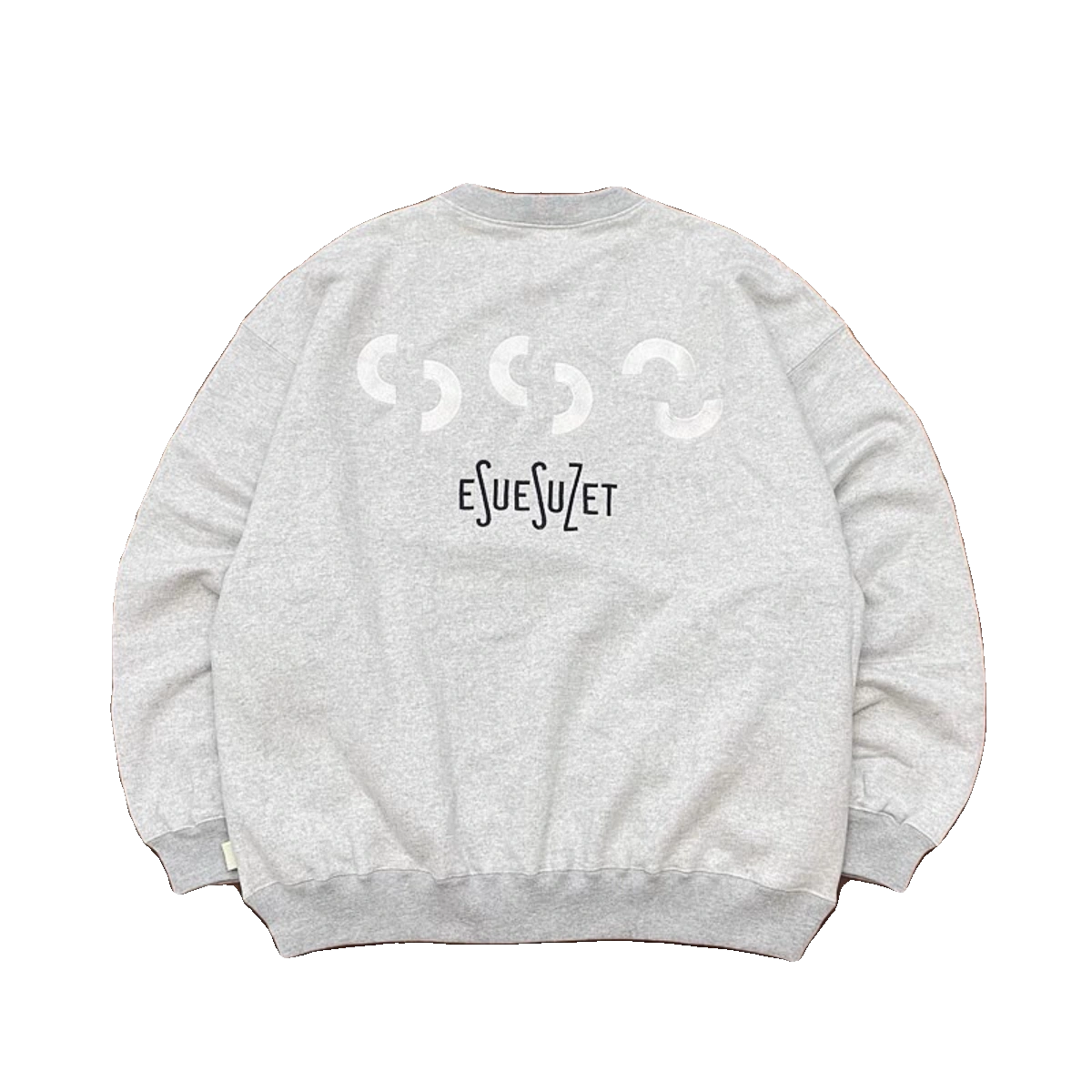 BEAMS SSZ 552 CREW NECK SWEAT 23AW 字母刺繡圓領寬鬆長袖厚棉T-Taobao