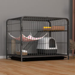 Spliced Cat Cage, Two-Story Cat Villa, Indoor Use, Extra Large Free Space, Small Cat House, Breeding Cage, Reinforced