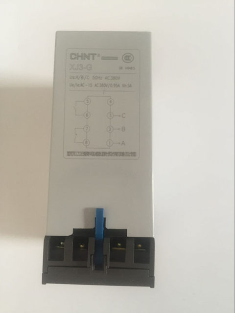 CHNT Zhengtai Electric motor water pump break phase and phase sequence protection relay deficiency phase protection XJ3-G AC380V