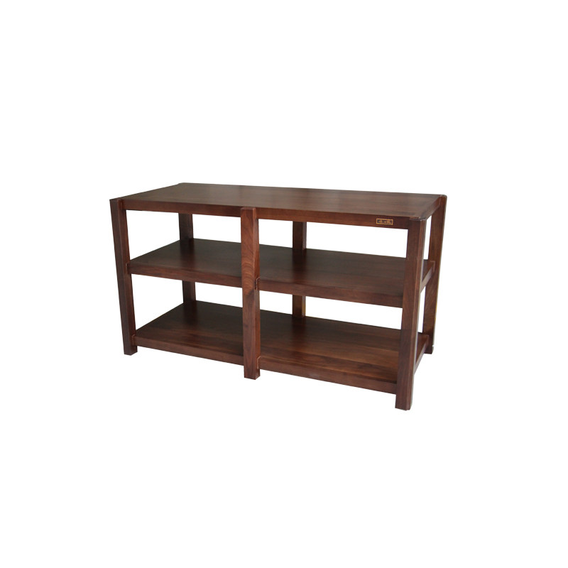 Schwarz Gerade 3U 19" Zoll Holz Rack Einheit/Koffer/Schrank