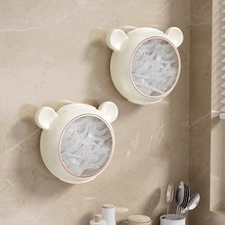 Plastic Wrap Storage Box, Punch-Free Wall-Mounted Removable Disposable Plastic Bag Storage Box, Kitchen Household Artifact