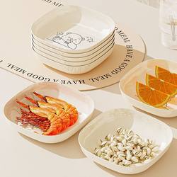 Plastic Bone Dish with a High-End Feel for Home Use, Suitable for Placing Dishes and Bones, Small Dish, Dishwasher Safe, Table Waste Tray