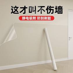 Electrostatic Wall Protective Film Does Not Damage the Wall, Transparent Electrostatic Stickers, Adsorbing Wall Stickers, Latex Paint, Waterproof and Oil-Proof, Living Room