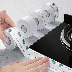Self-Adhesive Waterproof Seam Tape for Kitchen and Bathroom Sink Edge Sealing, Moisture-Proof Sealing Tape for Bathroom Toilet Gaps, Anti-Mold