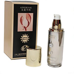 
Six-in-one whitening and sunscreen BB cream 35g concealer, anti-fading, long-lasting isolation foundation, non-stuck powder