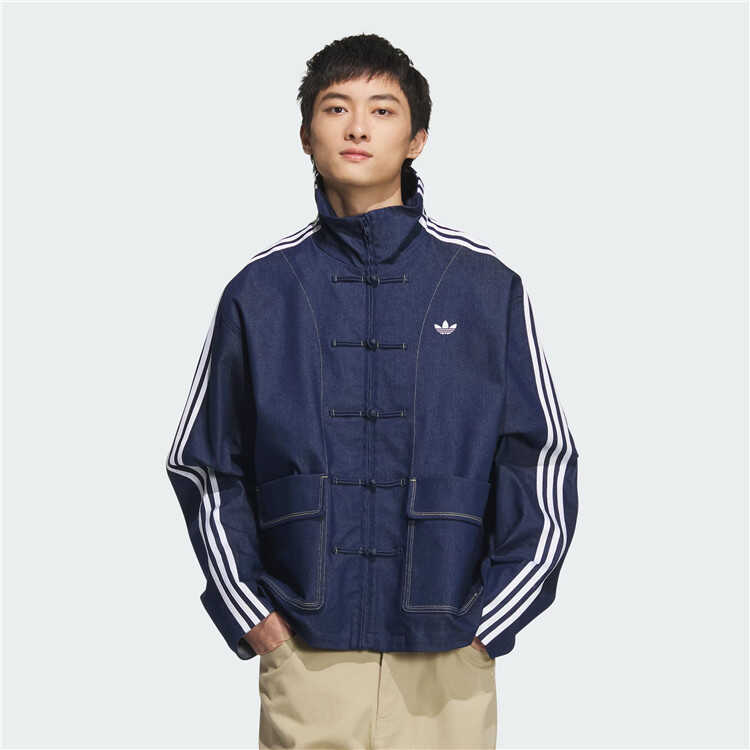 adidas デニムジャケット 深藍 男女兼用 SサイズJW1968 t06022511.jpg