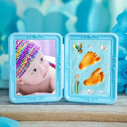 Dust-Proof Baby Hand and Foot Print Clay, Baby Imprint Clay, Photo Frame, 100-Day Celebration, Full Month Celebration, Birth Gift, Keepsake