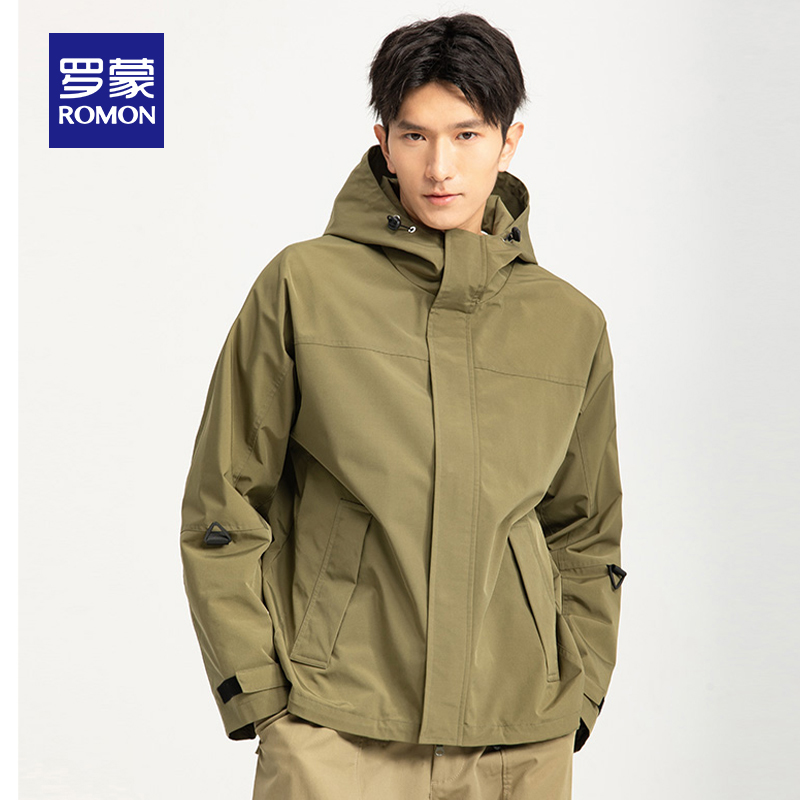 (    Ÿ) ROMON HOODED ASSAULT JACKET Ƿ 2023 м Ʈ ߿  Ŷ -