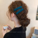 Simple plush bb clip hair clip women's side clip 2025 new one-word clip broken hair clip forehead bangs clip headwear