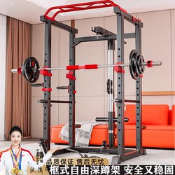 Multifunctional Squat Rack, Professional Frame-Type Gantry Rack, Fitness Equipment, Barbell Bench Press Rack, Comprehensive Training Pull-Up Rack