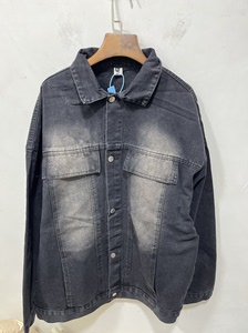 
Loss clearance spring and autumn plus size plus size men's fashion trendy brand casual denim jacket jacket wash