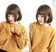 Wig female short hair round face original hairstyle design giant face face Korean handsome bobo short hair style
