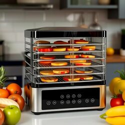 Dry Fruit Machine, Household Stainless Steel Food Dryer, Meat Jerky Pet Food Dehydrator, Resin Dryer