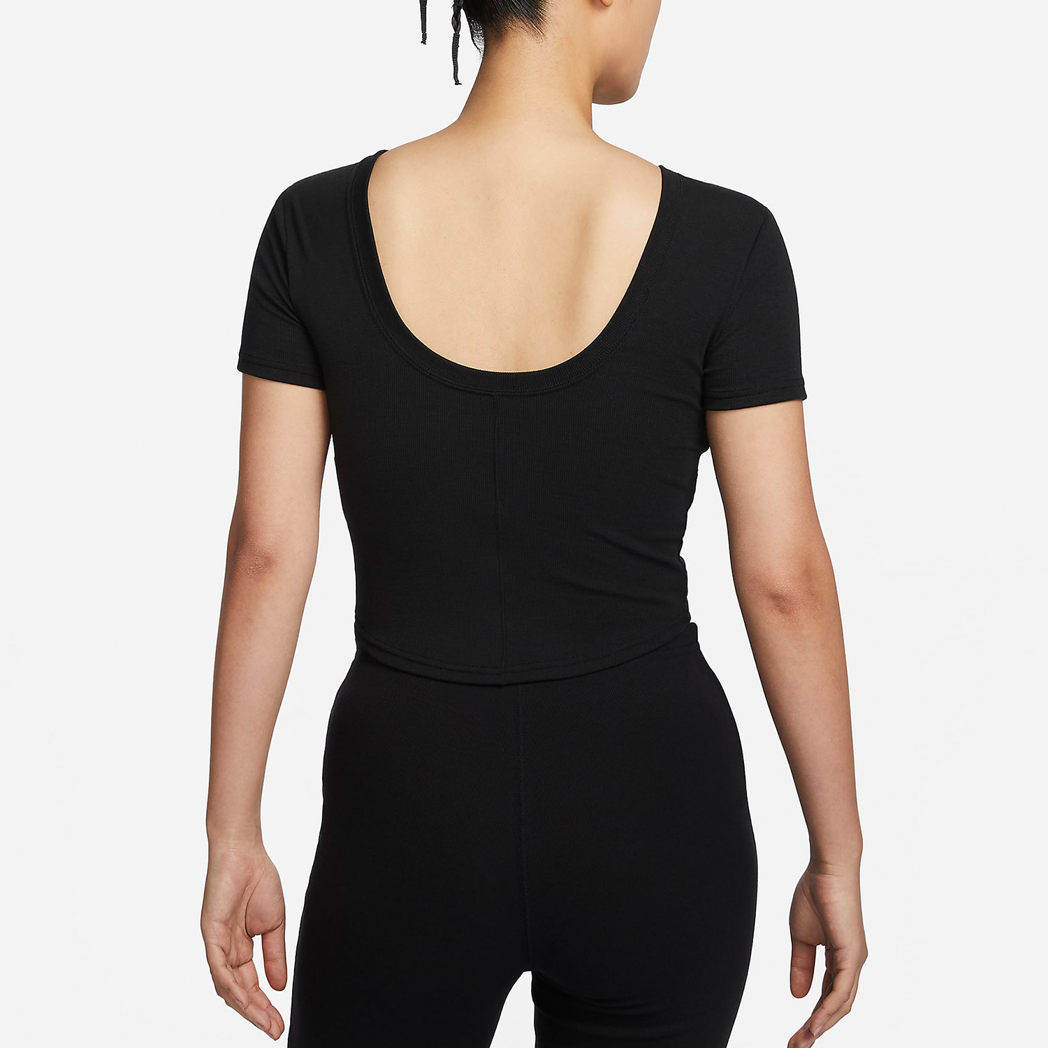 Nike/NIKE women's sports and leisure large round neck low back tight ...