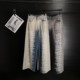 Letter Print Design Sense Wide Leg Jeans Women's Spring New Gradient Color High Waist Loose Floating Pants 981307
