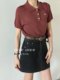 Redlip redlip spring and autumn high-slim high waist commuting versatile A-line skirt denim skirt 68010