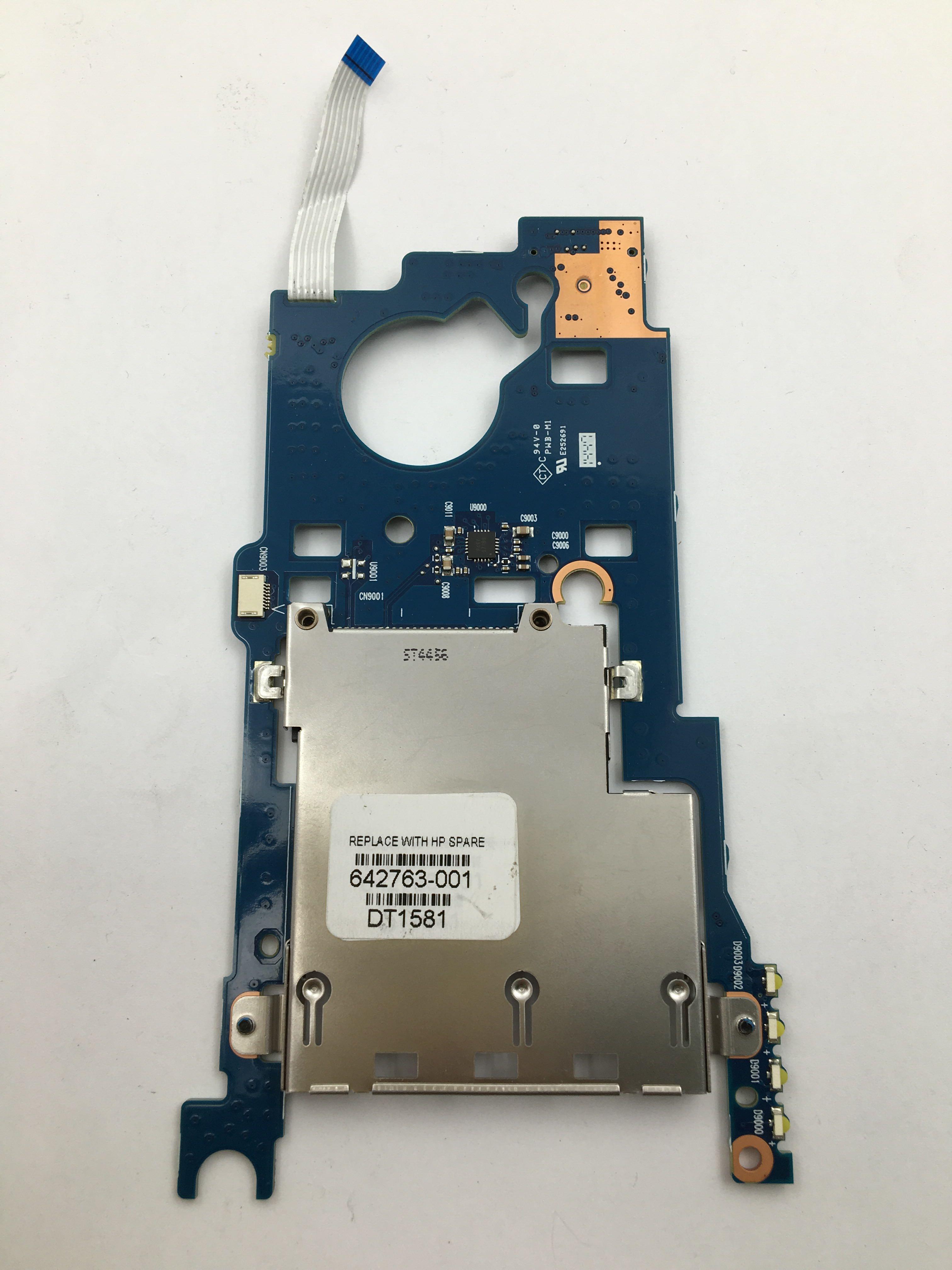 hp 惠普 6460b 8460p 读卡器小板 led灯光板 642763