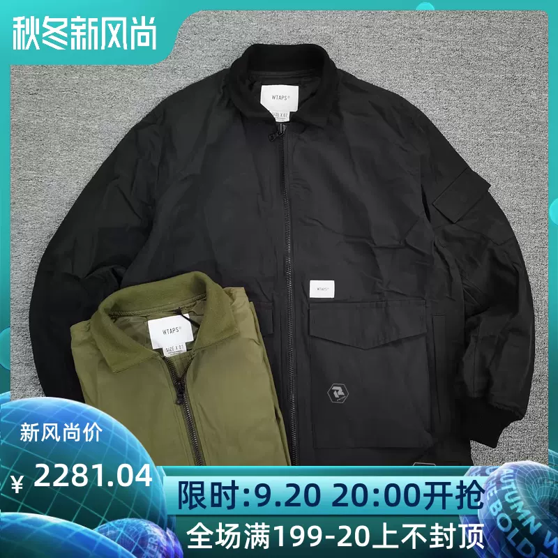 飄渺現貨WTAPS WFS JACKET NYCO TUSSAH防水軍事飛行夾克外套20AW-Taobao