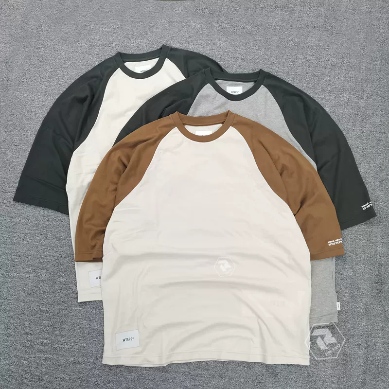 WTAPS 22ss IAN / RAGLAN / COTTON 極美品 WTAPS 22ss IAN RAGLAN 茶白
