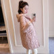2024 new Korean cotton jacket niche hooded jacket winter clothes winter diamond cotton jacket thin mid-length cotton jacket for women