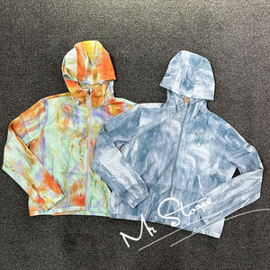 
NIKE/Nike Women's Running Training Reflective Tie Dyeing Hooded Casual Jacket Jacket DM7712-425