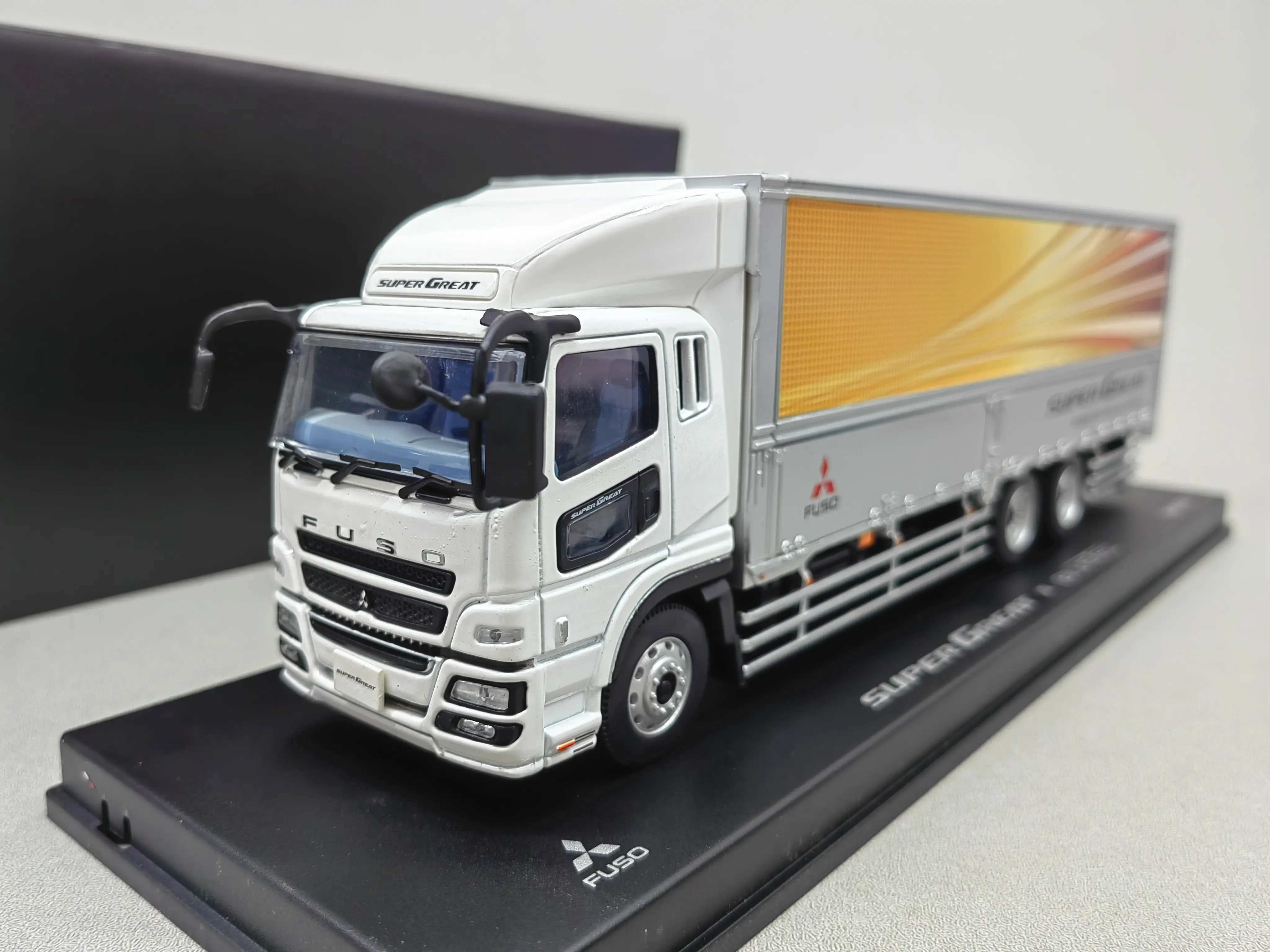 1/43 三菱貨櫃卡車汽車模型 FUSO SuperGreat-Taobao