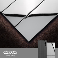 Xiyiao minimalist metal mosaic tiles