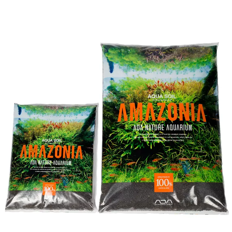 日本ada水草泥清亮型水族专用泥亚马逊二代水晶虾泥新