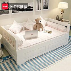 Sofa Bed, Dual-Purpose Sofa, Folding Bed, Special for Small Apartments, Single Pull-Out Bed, Living Room Sliding Bed, Telescopic Bed