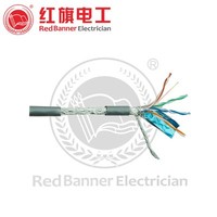 Red Flag Electrician Cat.5e Double Shielded Twisted Pair Network Cable