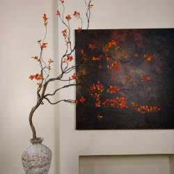 Louxia's Artificial Green Plant, Rhododendron, Indoor Decorative Ornament, Festive High-End Realistic Floor-Standing Artificial Plant Tree for the Living Room