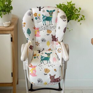 
pouch children's dining chair cushion k05plus leather seat cover Kaemababy seat belt mat accessories