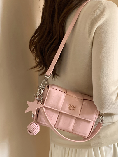 YOUTHBATH★韓国★人気★Fairy knit shoulder bag/追跡あり Shoulder Bag Sunrise Glitter Black : PLEATSMAMA: Sustainable