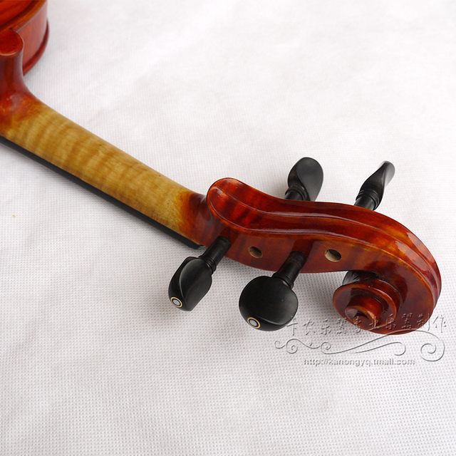 Violin Pattern Material Full handmade natural tiger pattern violin, horizontal pattern single ...