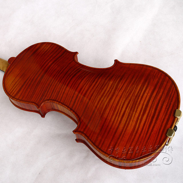 Violin Pattern Material Full handmade natural tiger pattern violin, horizontal pattern single ...