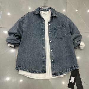
2026 New Men's Denim Jacket Fashion Versatile Trendy Handsome Men's Loose Casual Jacket 26-9619