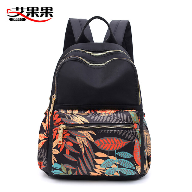 Unisex Canvas Backpack Rainbow Style - Lightweight School Bag For College, Travel & Daypack