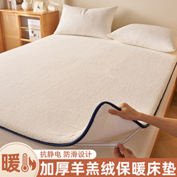 Thickened Lamb Wool Mattress, Winter Tatami Mat, Soft Mattress for Student Dormitory, Single-Person Home Bedroom, Foldable