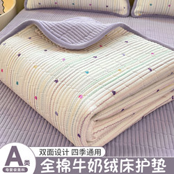 Winter Pure Cotton Bed Cover, Milk Velvet Mattress Topper, Dormitory Student Single Bed, All-Season Universal, Thickened Soft Mattress
