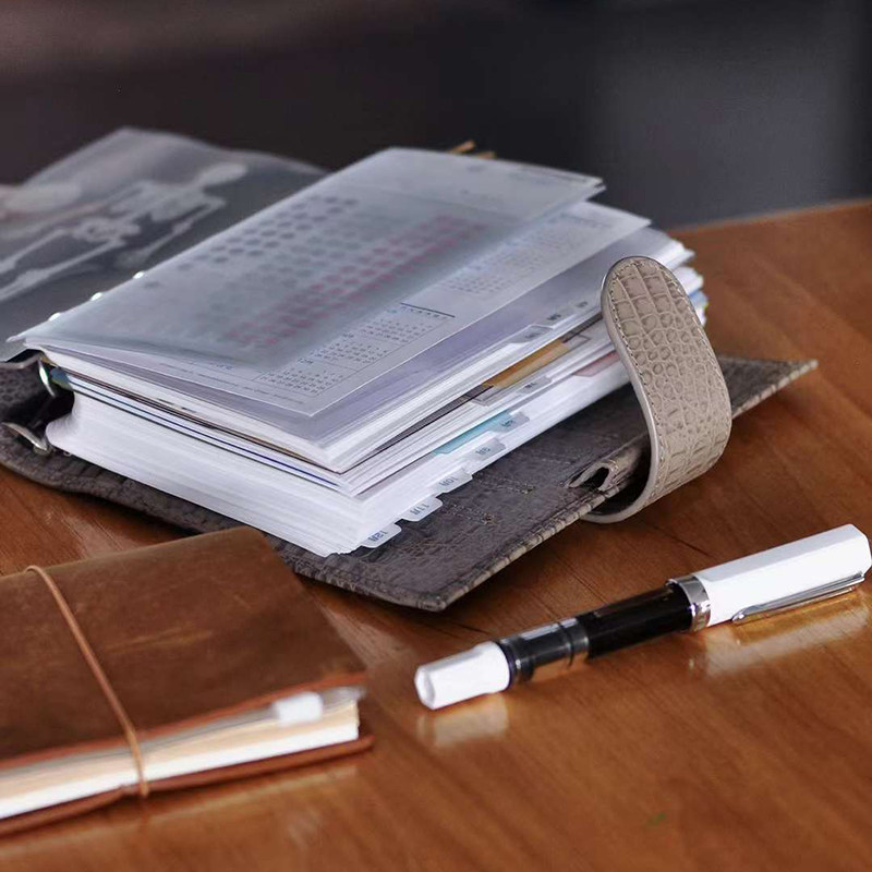 프랭클린 플래너 파스텔 반투명 인덱스 구분 페이지 A6개인 A7 |