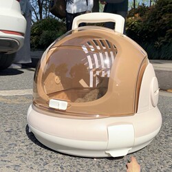 Cat Carrier Portable Space Capsule Dog and Cat Cage Airline Crate Cat Nest Pet Large Capacity Dog Carrier Backpack