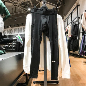 
NIKE Nike men's 2025 winter new running breathable and comfortable tight fitness sports trousers FB7953-010