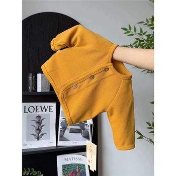 Boys and girls baby spring and autumn knitted sweater tops