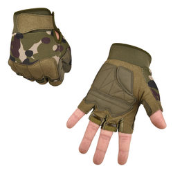 Fitness Half-Finger Gloves for Men, Special Forces Outdoor Tactical Training, Motorcycle, Sanda, Boxing, Punching Bag Half Gloves
