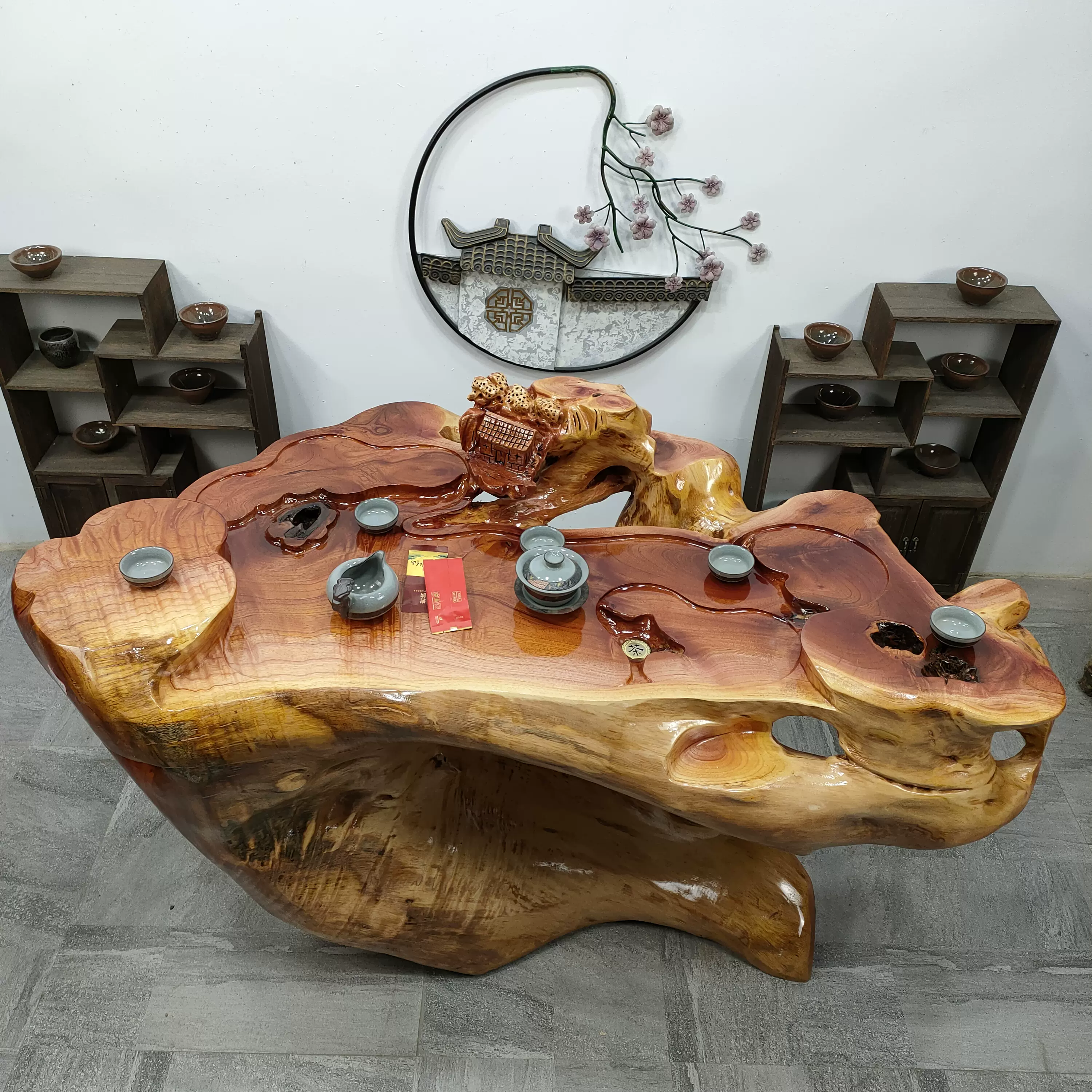 茶桌 花台 花梨木 彫刻 猫脚 茶桌 花台 花梨木 彫刻 猫脚