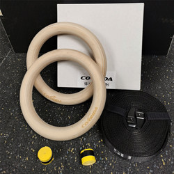 Crossfit Training Adult Gymnastics Fitness Rings Home Indoor Children's Stretching Training Horizontal Bar Handle Rings