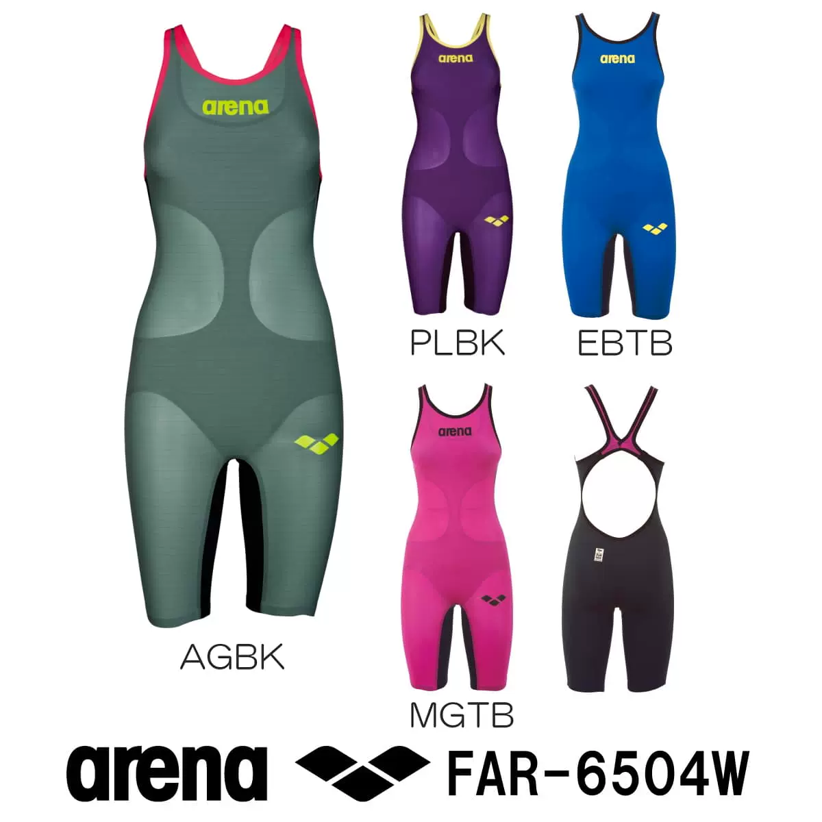 Arena/阿瑞娜日本Carbon AirFINA国际泳联认证快速泳衣FAR-6504W-Taobao