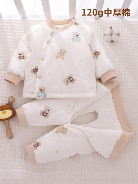 Arrival Winter and Spring Baby Kids Unisex Striped Pattern Solid Color Coat