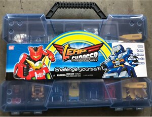 
Genuine Jump Warrior 2 Fire Knight Transformation Car Robot Boy Jumping Boy Children's Speed Car Suit