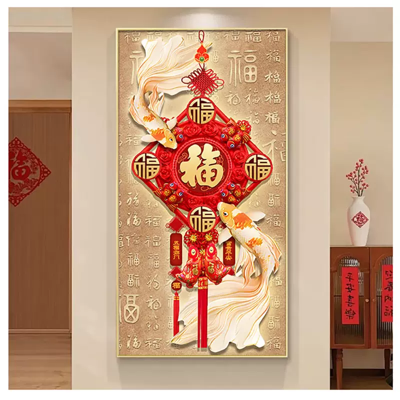 壁掛け装飾 中国 中国飾り 吉祥中華壁掛（春節飾り）新 : 中国貿易公司ctc